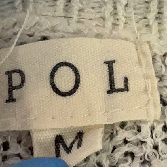 NWOT: POL Boho Ivory Pink Star Dolman Sleeve Oversized Knit Tunic Top• Medium - Picture 5 of 6